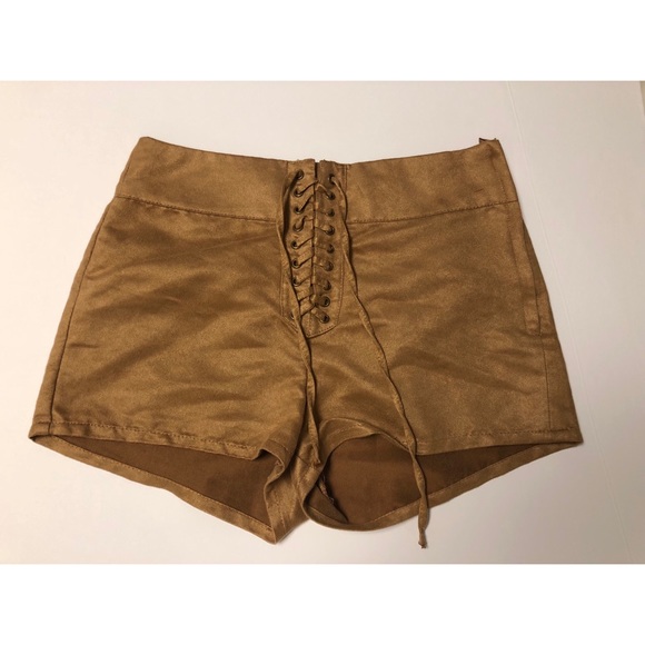 H&M Pants - Tan Suede Shorts